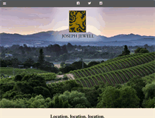 Tablet Screenshot of josephjewell.com